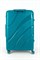 Чемодан большой PP Sweetbags (волны) с расширением 50006-3/бирюзовый 14840