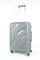 Чемодан средний PP Sweetbags (волны) с расширением 50006-2/светло-серый 14786