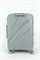 Чемодан средний PP Sweetbags (волны) с расширением 50006-2/светло-серый 14786