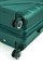 Чемодан большой PP Sweetbags (волны) с расширением 50006-3/темно-зеленый 14556
