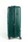 Чемодан большой PP Sweetbags (волны) с расширением 50006-3/темно-зеленый 14556