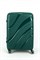 Чемодан средний PP Sweetbags (волны) с расширением 50006-2/темно-зеленый 14557