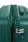 Чемодан средний PP Sweetbags (волны) с расширением 50006-2/темно-зеленый 14557