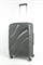 Чемодан средний PP Sweetbags (волны) с расширением 50006-2/темно-серый 14858