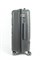 Чемодан средний PP Sweetbags (волны) с расширением 50006-2/темно-серый 14858