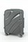 Чемодан маленький PP Sweetbags (волны) с расширением 50006-1/темно-серый 14859