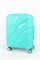 Чемодан маленький PP Sweetbags (волны) с расширением 50006-1/мятный 14813