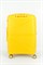 Чемодан средний PP Sweetbags (ракушка) с расширением 50016-M+/желтый 14738