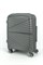 Чемодан маленький PP Sweetbags (ракушка) с расширением 50016-S/серый 14782