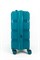 Чемодан маленький PP (3 гориз. полосы) с расширением 50002-1/бирюзовый 14220