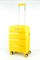 Чемодан маленький PP (3 гориз. полосы) с расширением 50002-1/желтый 14226