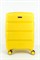 Чемодан маленький PP (3 гориз. полосы) с расширением 50002-1/желтый 14226