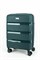 Чемодан маленький PP (3 гориз. полосы) с расширением 50002-1/темно-зеленый 14260