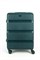 Чемодан средний PP (3 гориз. полосы) с расширением 50002-2/темно-зеленый 14259 Чемодан средний PP (3 гориз. полосы) с расширением 50002-2/темно-зеленый 14259