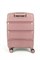 Чемодан маленький PP (3 гориз. полосы) с расширением 50002-1/чайная_роза 14223