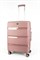 Чемодан средний PP (3 гориз. полосы) с расширением 50002-2/чайная_роза 14222
