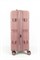 Чемодан средний PP (3 гориз. полосы) с расширением 50002-2/чайная_роза 14222