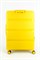 Чемодан большой PP (3 гориз. полосы) с расширением 50002-3/желтый 14224