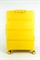 Чемодан большой PP (3 гориз. полосы) с расширением 50002-3/желтый 14224