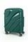 Чемодан маленький PP Sweetbags (волны) с расширением 50006-1/темно-зеленый 14558