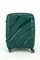 Чемодан маленький PP Sweetbags (волны) с расширением 50006-1/темно-зеленый 14558