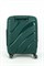 Чемодан маленький PP Sweetbags (волны) с расширением 50006-1/темно-зеленый 14558