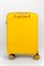 Чемодан маленький PP (Slide) с несъемными колесами 50026-S/несъем/желтый 16206