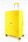 Чемодан большой PP (мелкие полосы) с расширением 50003-3/желтый 14420