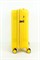 Чемодан маленький PP (мелкие полосы) с расширением 50003-1/желтый 14434
