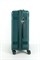 Чемодан средний PP (мелкие полосы) с расширением 50003-2/темно-зеленый 14431