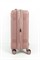 Чемодан маленький PP (мелкие полосы) с расширением 50003-1/чайная_роза 14390