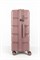 Чемодан большой PP (4 гориз. полосы) 50001-3/чайная_роза 14276