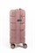 Чемодан маленький PP (4 гориз. полосы) 50001-1/чайная_роза 14278