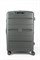 Чемодан большой PP (Dot) с расширением 50058-3/серый 16246