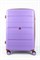 Чемодан большой PP (Dot) с расширением 50058-3/сиреневый с коричневой фурнитурой 16249