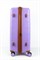 Чемодан большой PP (Dot) с расширением 50058-3/сиреневый с коричневой фурнитурой 16249