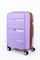 Чемодан средний PP (Dot) с расширением 50058-2/сиреневый с коричневой фурнитурой 16250