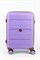 Чемодан маленький PP (Dot) 50058-1/сиреневый с коричневой фурнитурой 16251