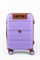 Чемодан маленький PP (Dot) 50058-1/сиреневый с коричневой фурнитурой 16251