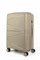 Чемодан средний PP (Shell) с расширением 50057-2/песочный 16232