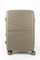 Чемодан средний PP (Shell) с расширением 50057-2/песочный 16232