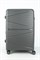 Чемодан большой PP (Shell) с расширением 50057-3/серый 16228