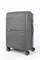Чемодан средний PP (Shell) с расширением 50057-2/серый 16229