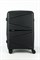 Чемодан средний PP (Shell) с расширением 50057-2/черный 16241