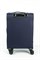 Чемодан маленький текстильный Mironpan Ripple с расширением 50063-S+/темно-синий 16335