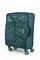 Чемодан маленький текстильный Mironpan Pockets 50064-S/зеленый с расширением и съемными колесами 16355