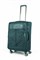 Чемодан средний текстильный Mironpan Pockets 50064-M+/зеленый с расширением и съемными колесами - фото 71247