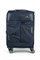 Чемодан маленький текстильный Mironpan Pockets 50064-S/темно-синий с расширением и съемными колесами 16358
