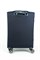 Чемодан маленький текстильный Mironpan Pockets 50064-S/темно-синий с расширением и съемными колесами 16358
