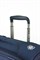 Чемодан маленький текстильный Mironpan Pockets 50064-S/темно-синий с расширением и съемными колесами 16358